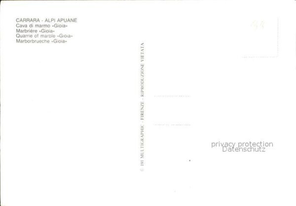 Carrara Alpi Apuane Marmorbrüche Gioia – Bild 2