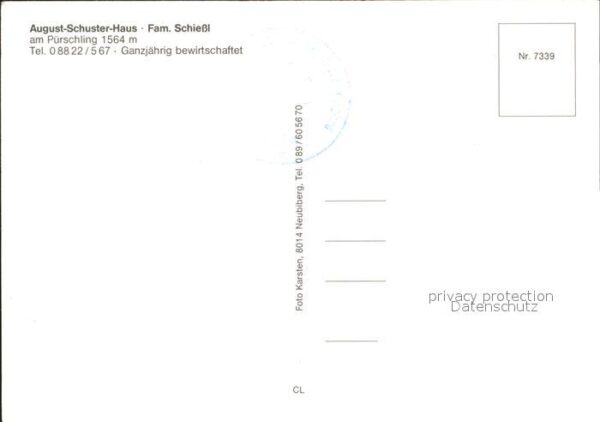Garmisch-Partenkirchen August Schuster Haus am Pürschling – Bild 2