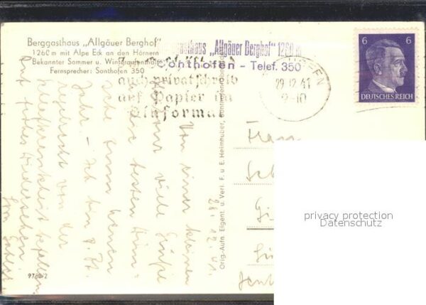 Sonthofen Oberallgaeu Allgäuer Berghof Berggasthof – Bild 2