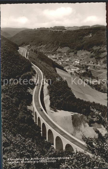 Wiesensteig Autobahn Todsburgbrücke Fliegeraufnahme