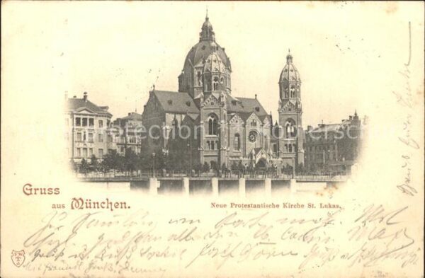 Muenchen Neue Protestantische Kirche St Lukas
