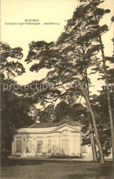 Muenchen Nymhenburger Schlosspark Amalienburg