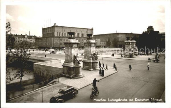Muenchen Lüdwigsbrücke Deutsche Museum