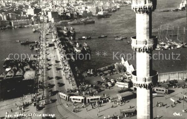 Istanbul Constantinopel Galata Brücke