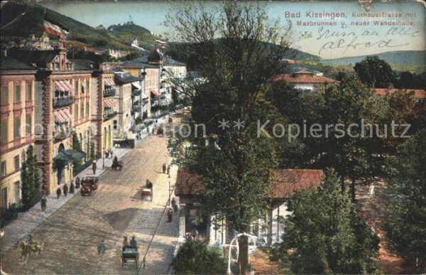 Bad Kissingen Kurhausstrasse Maxbrunnen neuer Wandelh