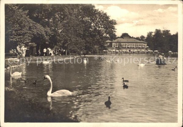Muenchen Seehaus Kleinhesselohe Englische Garten