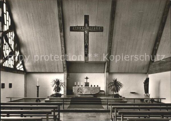 Fessenheim Wechingen Christkönigskirche Inneres