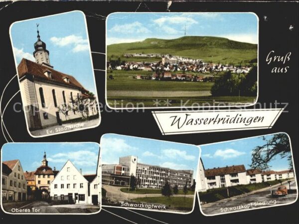 Wassertruedingen Evangelische Stadtkirche Schwarzkopf Si