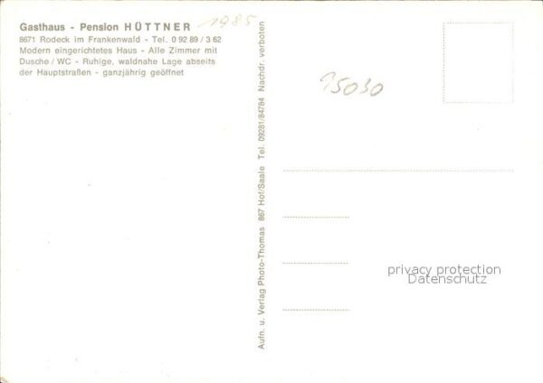 Rodeck Gasthaus Pension Hüttner – Bild 2