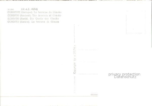 Korinth Corinthe Quelle Glauko – Bild 2