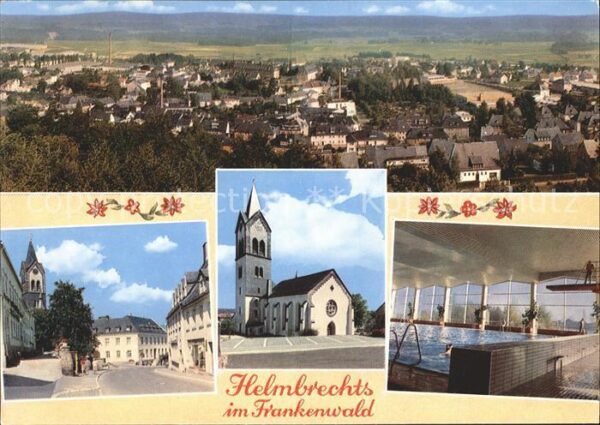 Helmbrechts Oberfranken Kirche Hallenbad