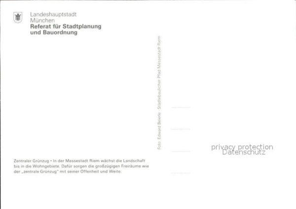 Riem Muenchen Städtebaulicher Pfad Referat Stadtplanu – Bild 2