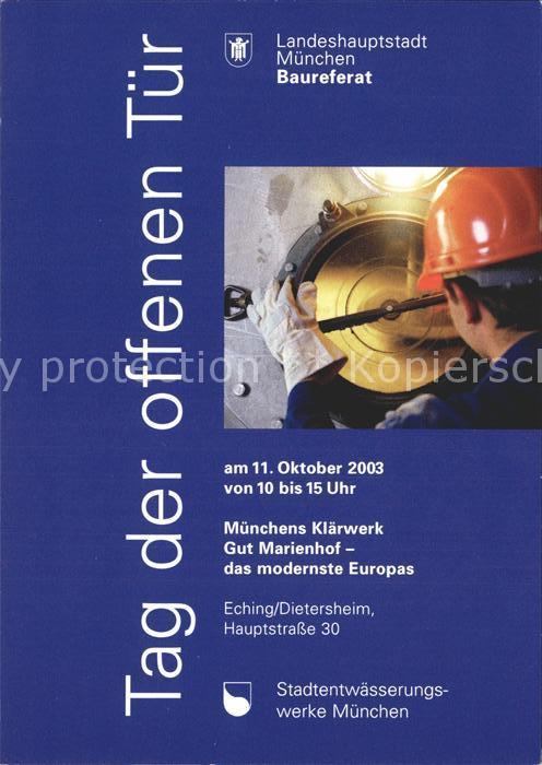 Muenchen Klärwerk Tag der offenen Tür