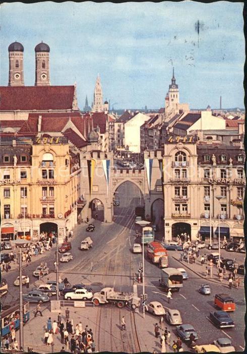 Muenchen Stachus Karlstor
