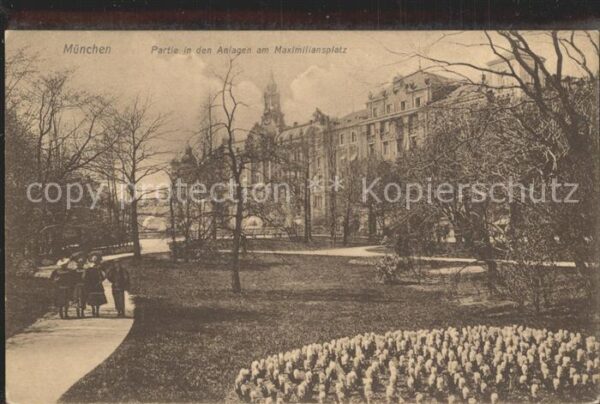 Muenchen Anlagen Maximiliansplatz
