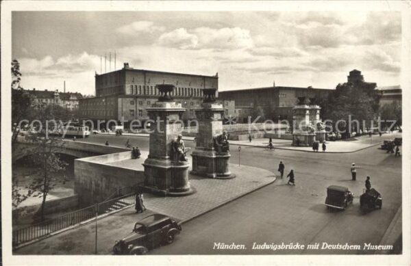 Muenchen Ludwigsbrücke Deutsche Museum
