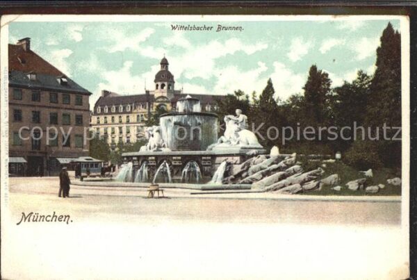 Muenchen Wittelsbacher Brunnen