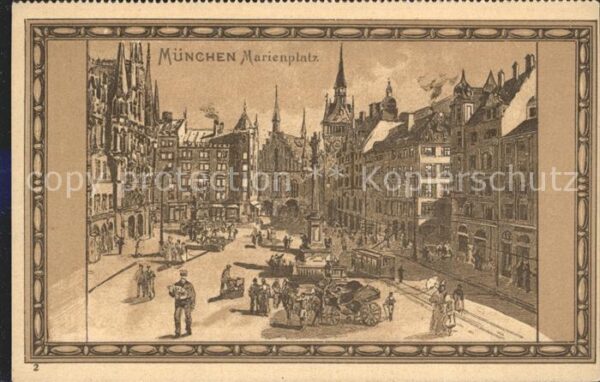 Muenchen Marienplatz