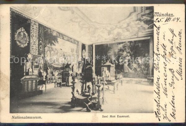 Muenchen Nationalmuseum Saal Max Emanuel