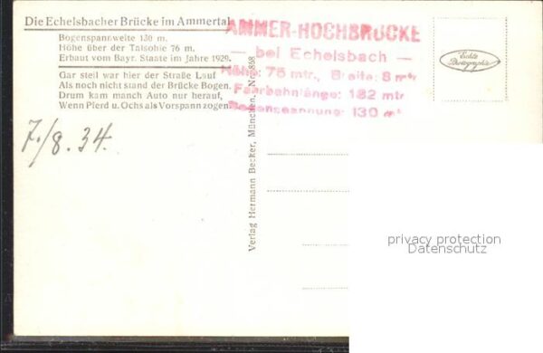 Ammertal Echelsbacher Brücke Ammertal – Bild 2