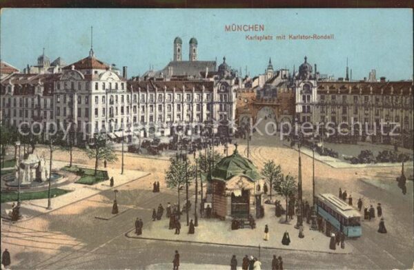 Muenchen Karlplatz Karlstor Rondell