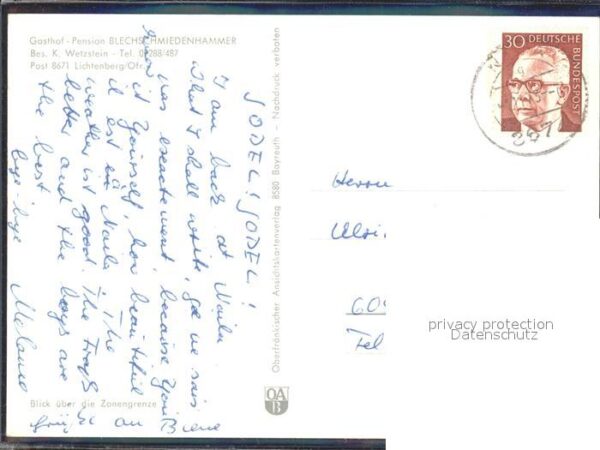 Lichtenberg Oberfranken Gasthof Pension Blechschmiedenhammer – Bild 2