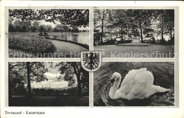Dortmund Kaiserhain Park Schwanenteich