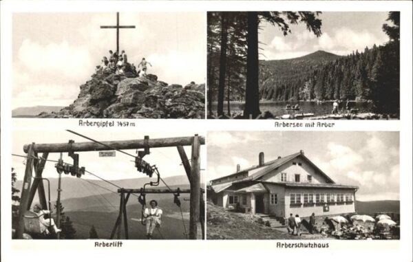 Bayrisch Eisenstein Arbergipfel Kreuz Arbersee Arberlift Ar