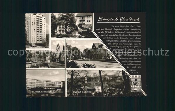 Bergisch Gladbach Wohnhochhaus Jugendwohnheim Städt Gymna