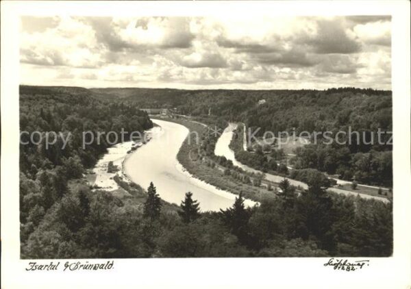 Gruenwald Muenchen Panorama Isartal