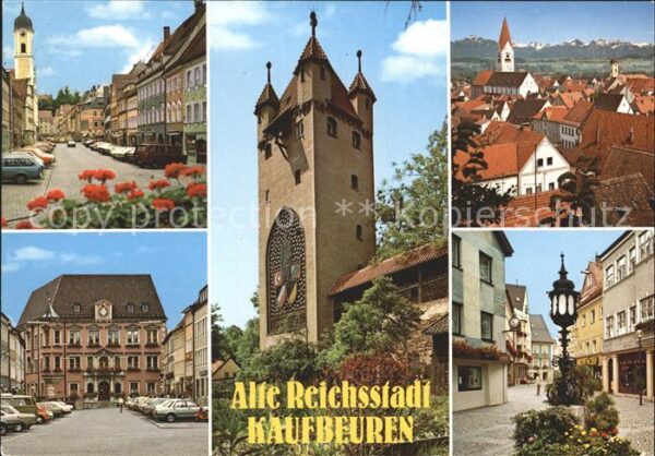 Kaufbeuren Kaiser Max Str Rathaus Fünfknopfturm Te