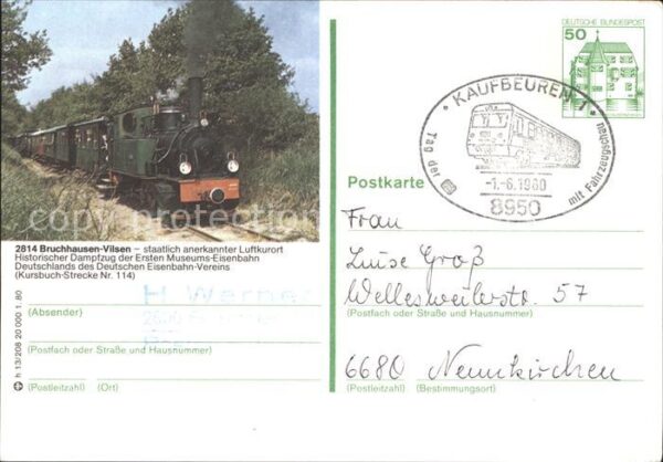 Bruchhausen-Vilsen Historischer Dampfzug der Ersten Museum