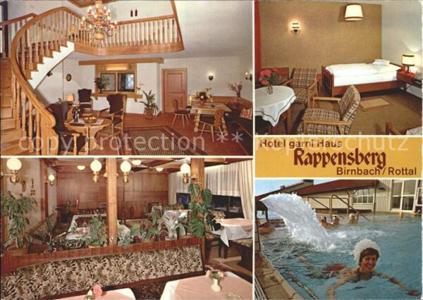 Bad Birnbach Hotel garni Haus Rappensberg Treppenauf