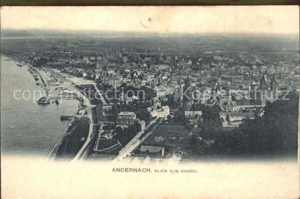 Andernach Blick von der Kanzel