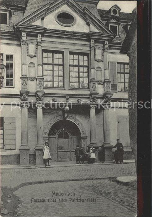 Andernach Fassade eines alten Patrizierhauses