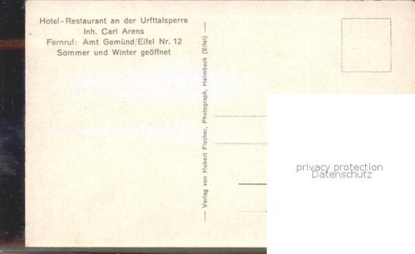 Heimbach Eifel Partie an der Urfttalsperre Hotel Resta – Bild 2