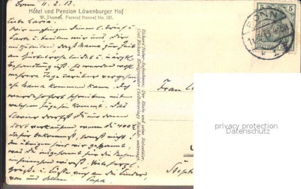 Bonn Rhein Löwenburg mit Löwenburger Hof – Bild 2