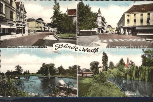 Buende Herford Mittlere und Eschstrasse Fischteich Els