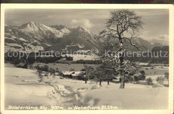 Bolsterlang Panorama mit Nebelhorn