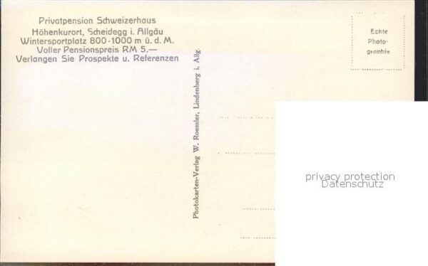 Scheidegg Allgaeu Privatpension Schweizerhaus – Bild 2