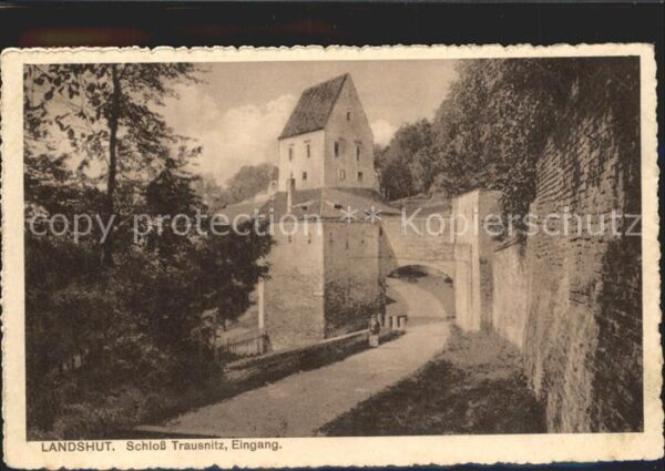 Landshut Isar Schloss Trausnitz Eingang