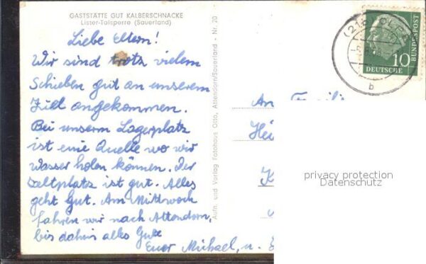 Listertalsperre Gaststätte Gut Kalberschnacke Stausee B – Bild 2