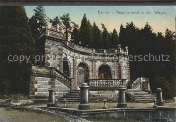 Barmen Wuppertal Ringeldenkmal in den Anlagen