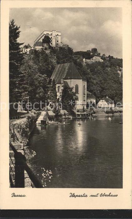 Passau Ilzpartie mit Oberhaus