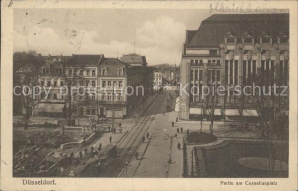 Duesseldorf Partie am Corneliusplatz