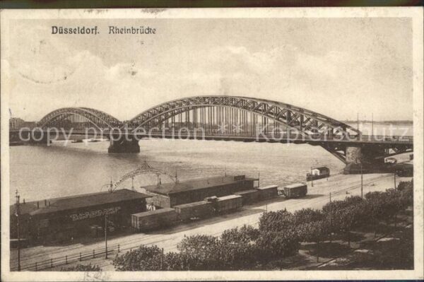 Duesseldorf Rheinbrücke
