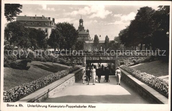 Bonn Rhein Unterführung Kaiserplatz Poppelsdorfer