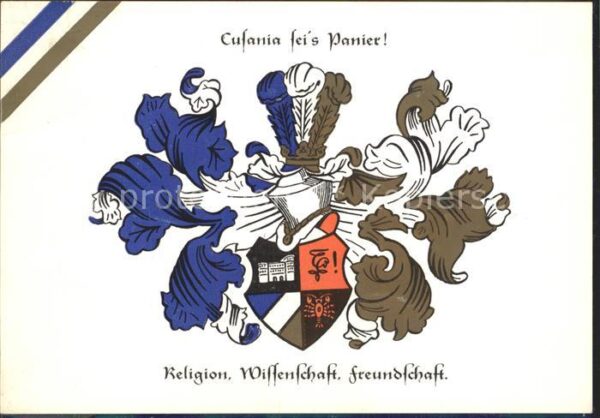 Trier Cusania feis Panier Wappen der Kath Stu