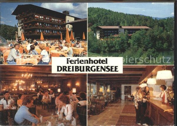 Tittling Ferienhotel Dreiburgensee Terrasse Gast