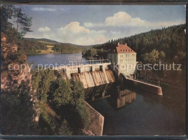 Hoellensteinsee mit Staumauer und Kraftwerk